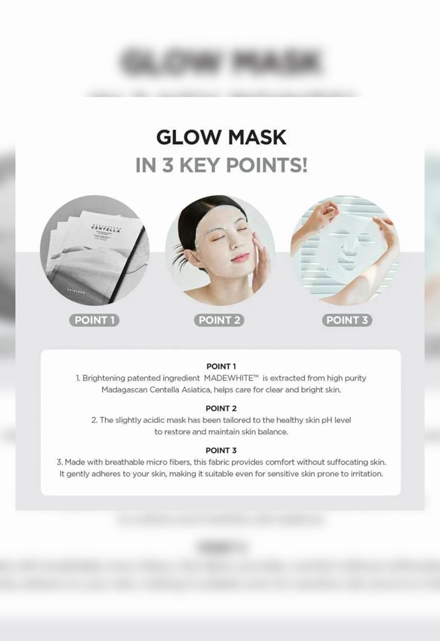 SKIN1004 - Madagascar Centella Tone Brightening Glow Mask - 25ml