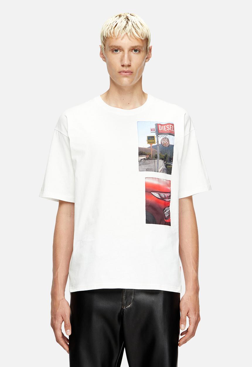 Diesel  - T-boxt-t3 T-shirt - white