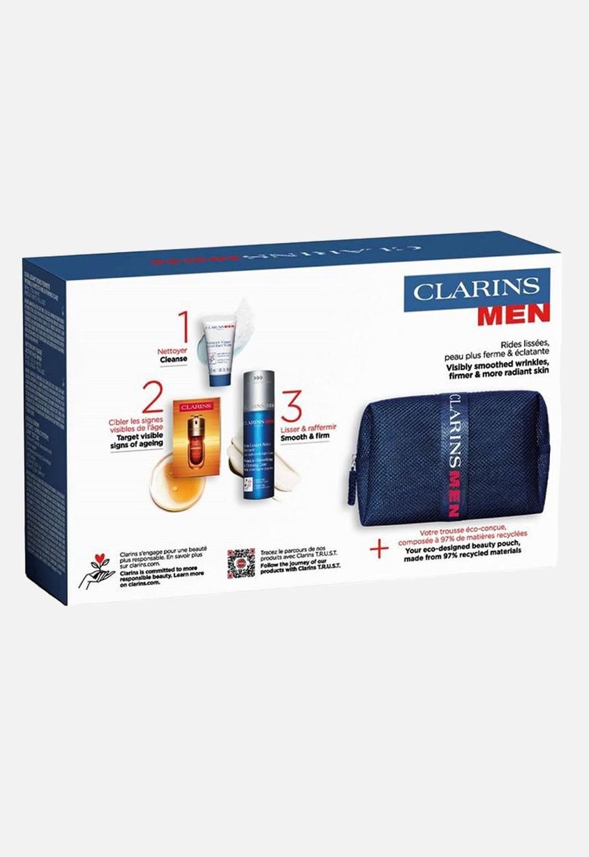 Clarins - ClarinsMen Wrinkle-Smoothing & Firming Care Gift Set