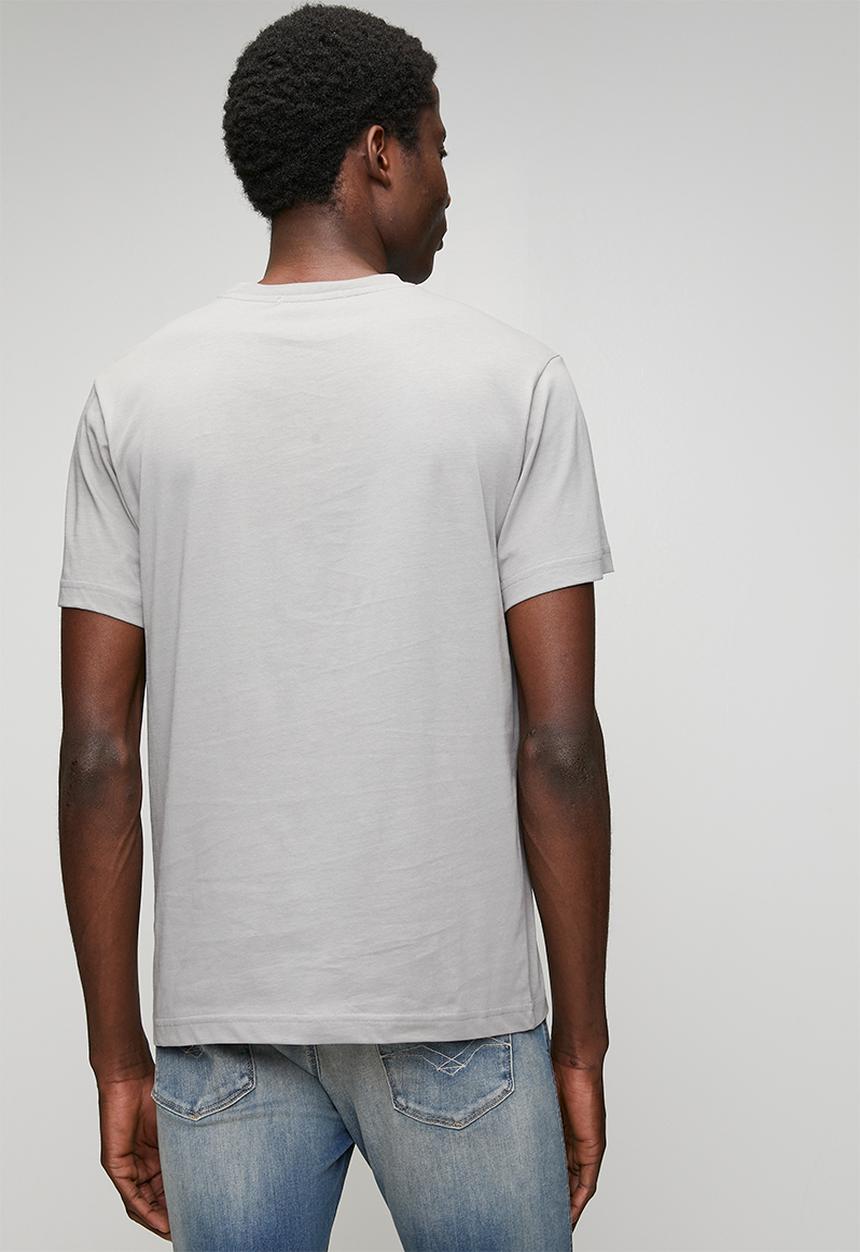 Replay - Dragon-print jersey T-shirt - silver