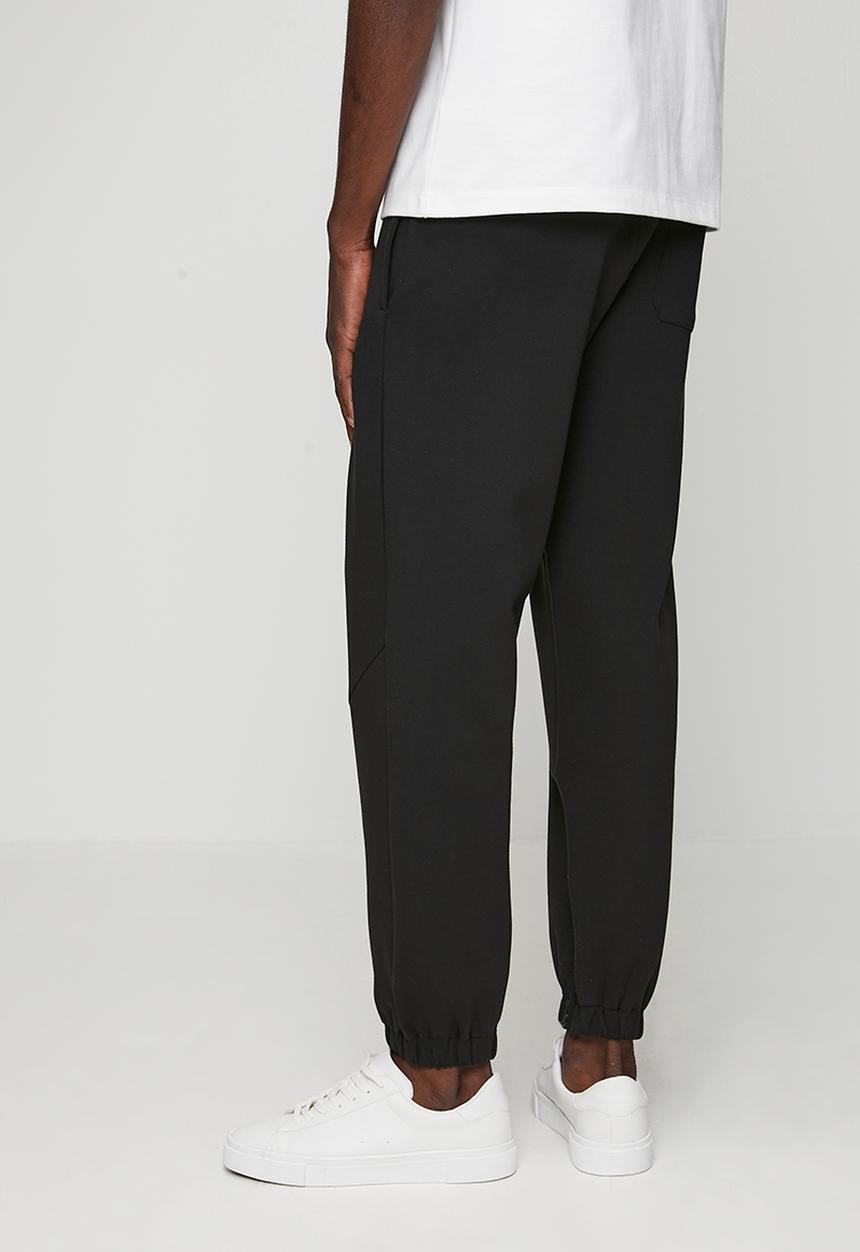 Replay - Regular fit tech fleece joggers - black