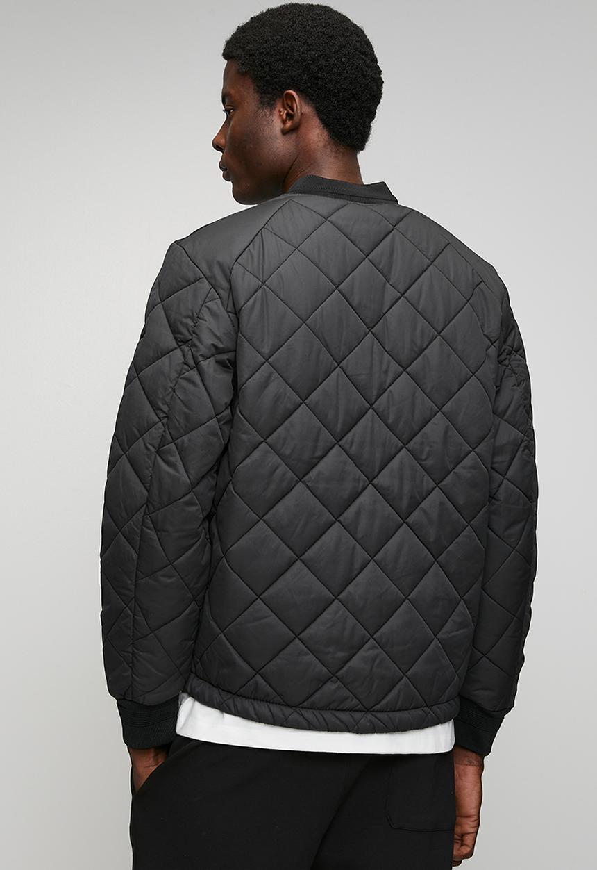 Replay - Regular fit quilted jacket - black