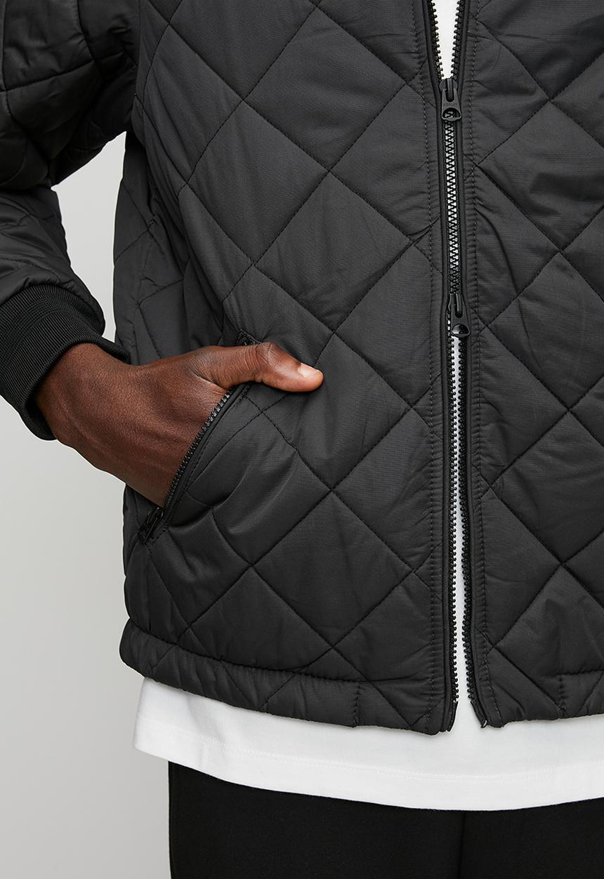 Replay - Regular fit quilted jacket - black