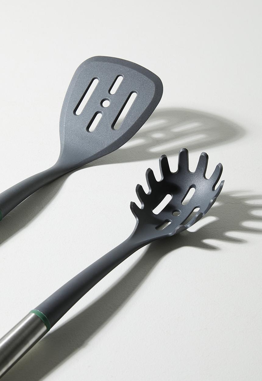 Excellent Houseware - Kitchen utensil set of 4 - charcoal