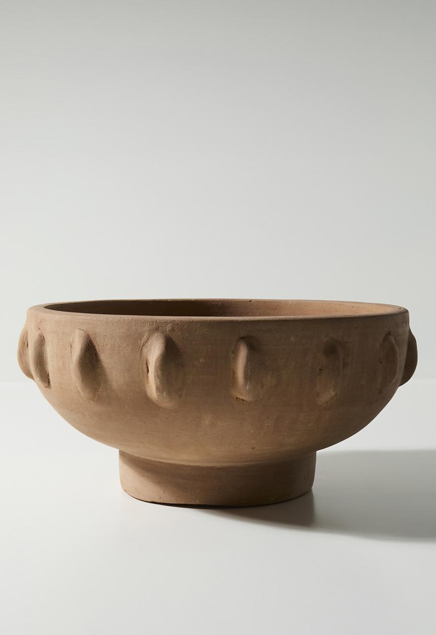 Sixth Floor - Dotty Terracotta Décor Bowl - Natural