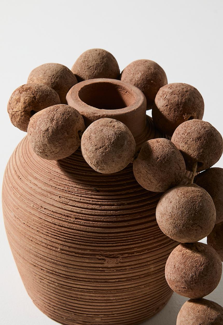 Sixth Floor - Terracotta Beads Décor Beads - Brown