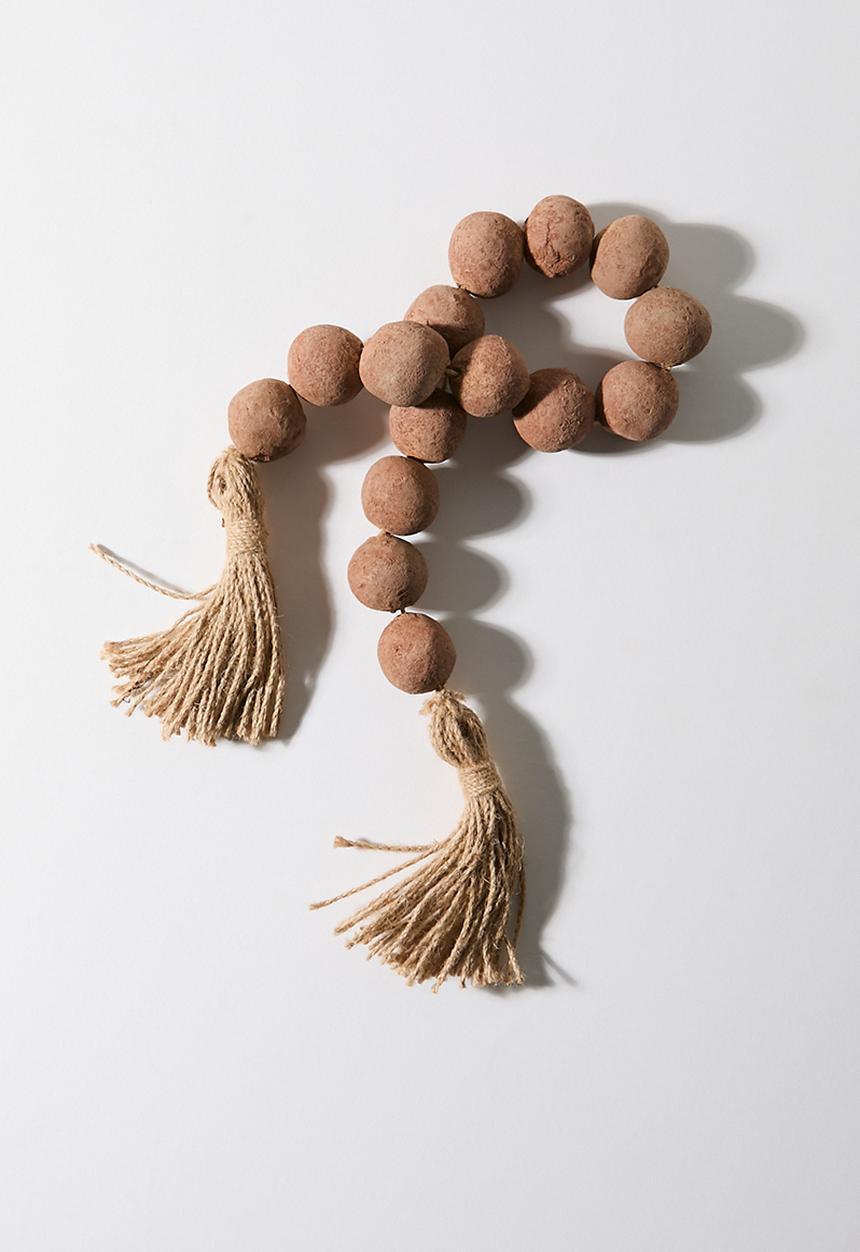 Sixth Floor - Terracotta Beads Décor Beads - Brown