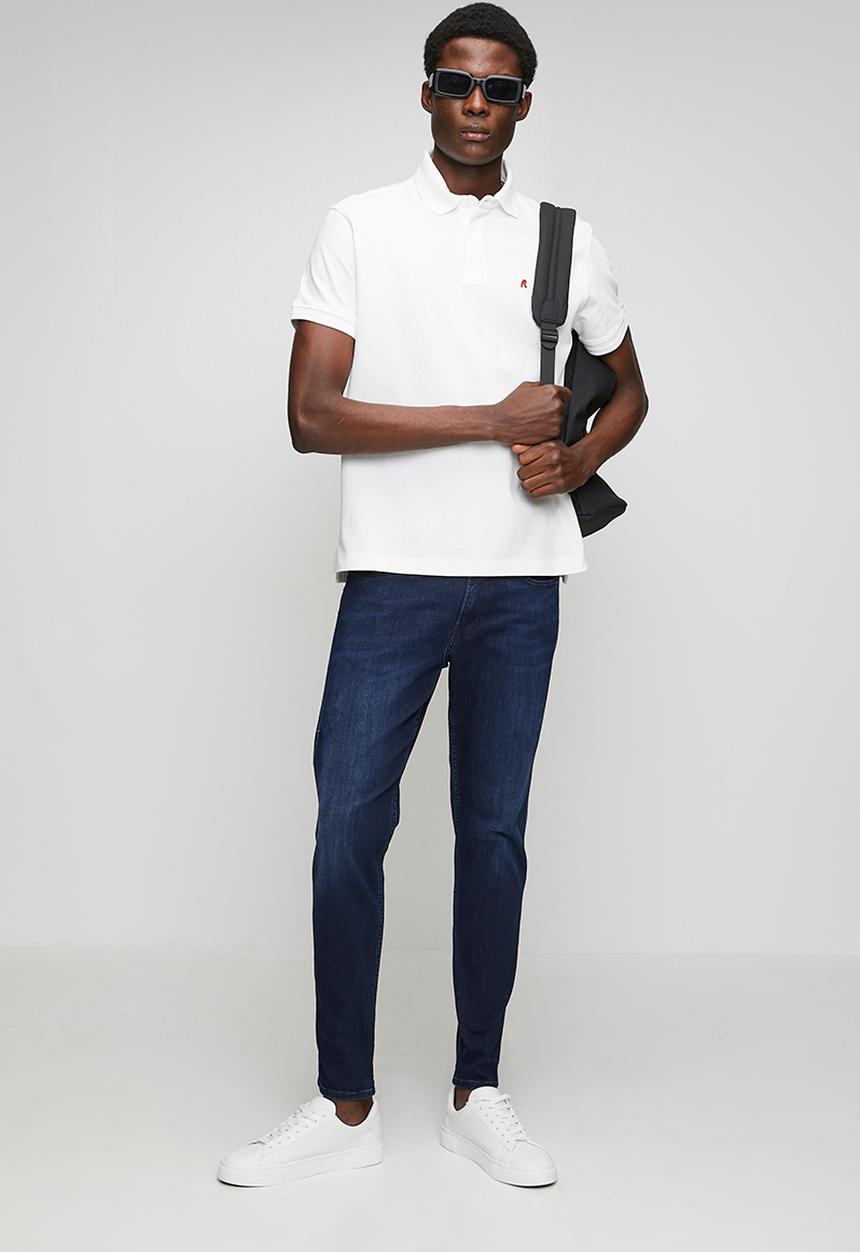 Replay - Hyperflex anbass slim fit jeans - dark blue