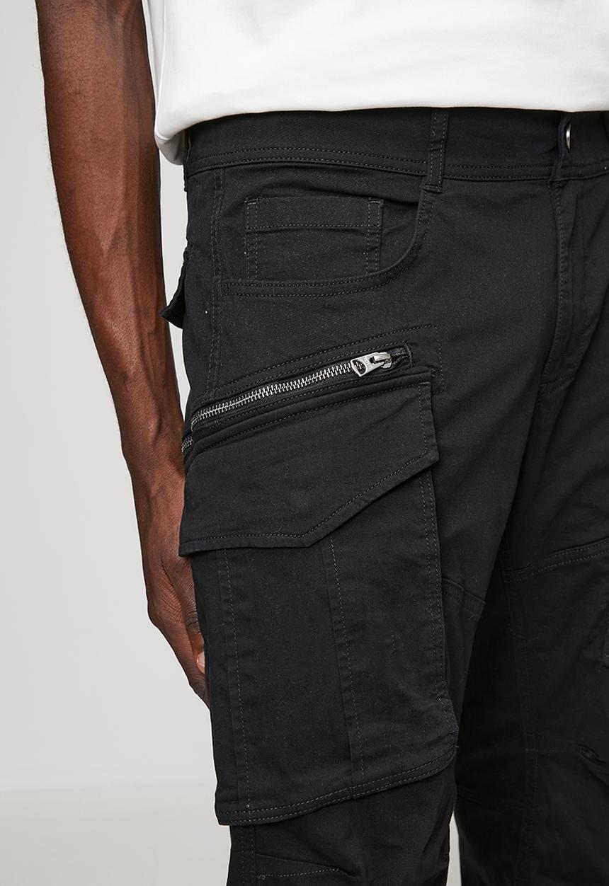 Replay - Joe Cargo Trousers - Black