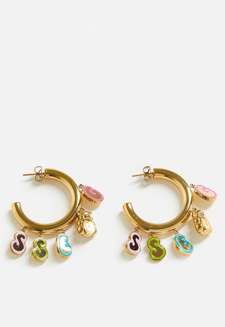 GUESS - Ladies Rock Candy35Mm Guess Hoops  - Gold
