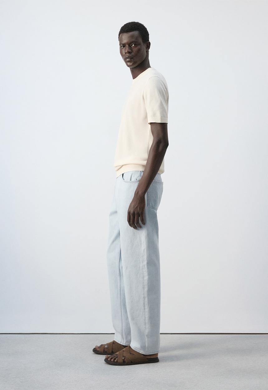MANGO - T-Shirt Andrew - Light Beige