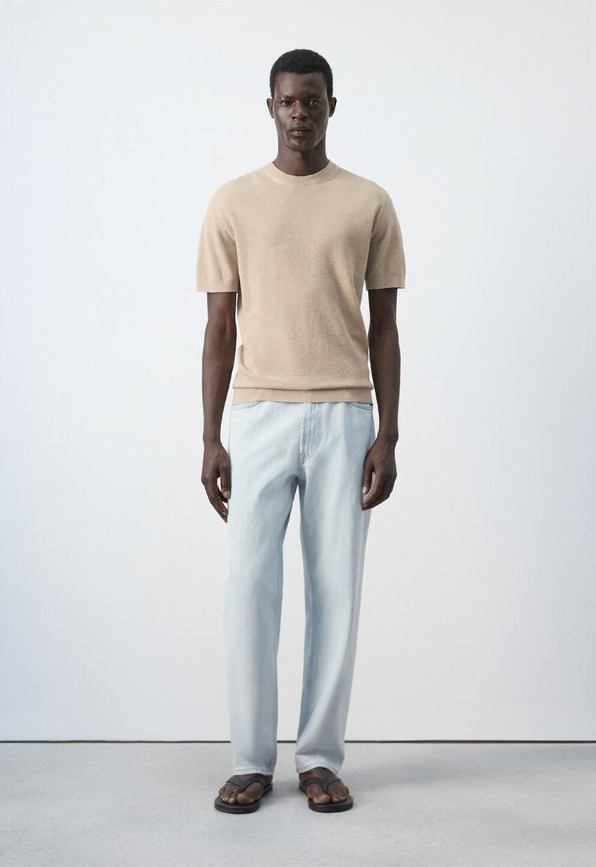 MANGO - T-Shirt Andrew - Beige