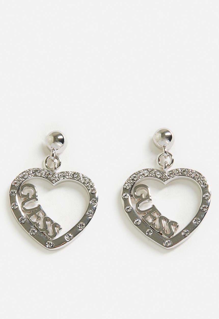 GUESS - Love Affair E-Sparkle Guess Lng Hrt M/Day Set - Silver