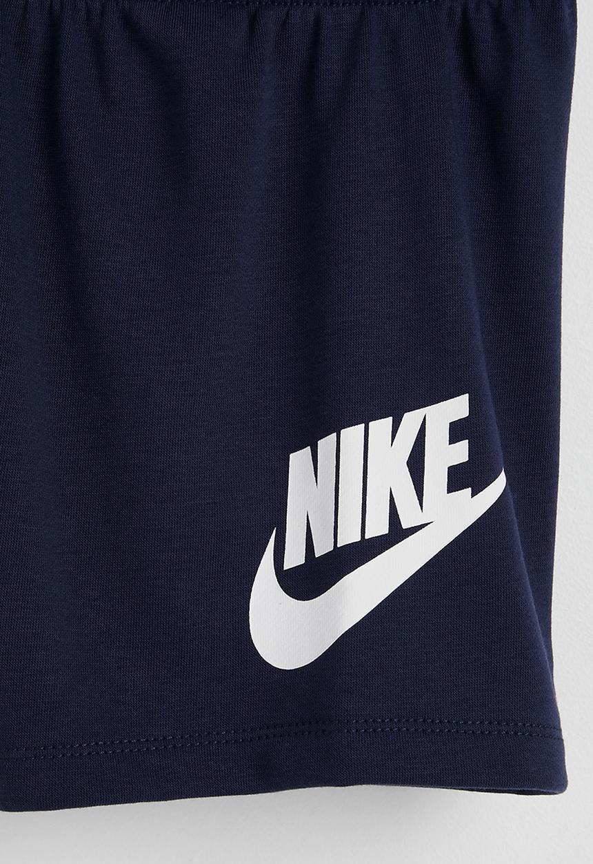 Nike - Nkn Club Tee & Short Set - Midnight Navy/Dk Grey Heather