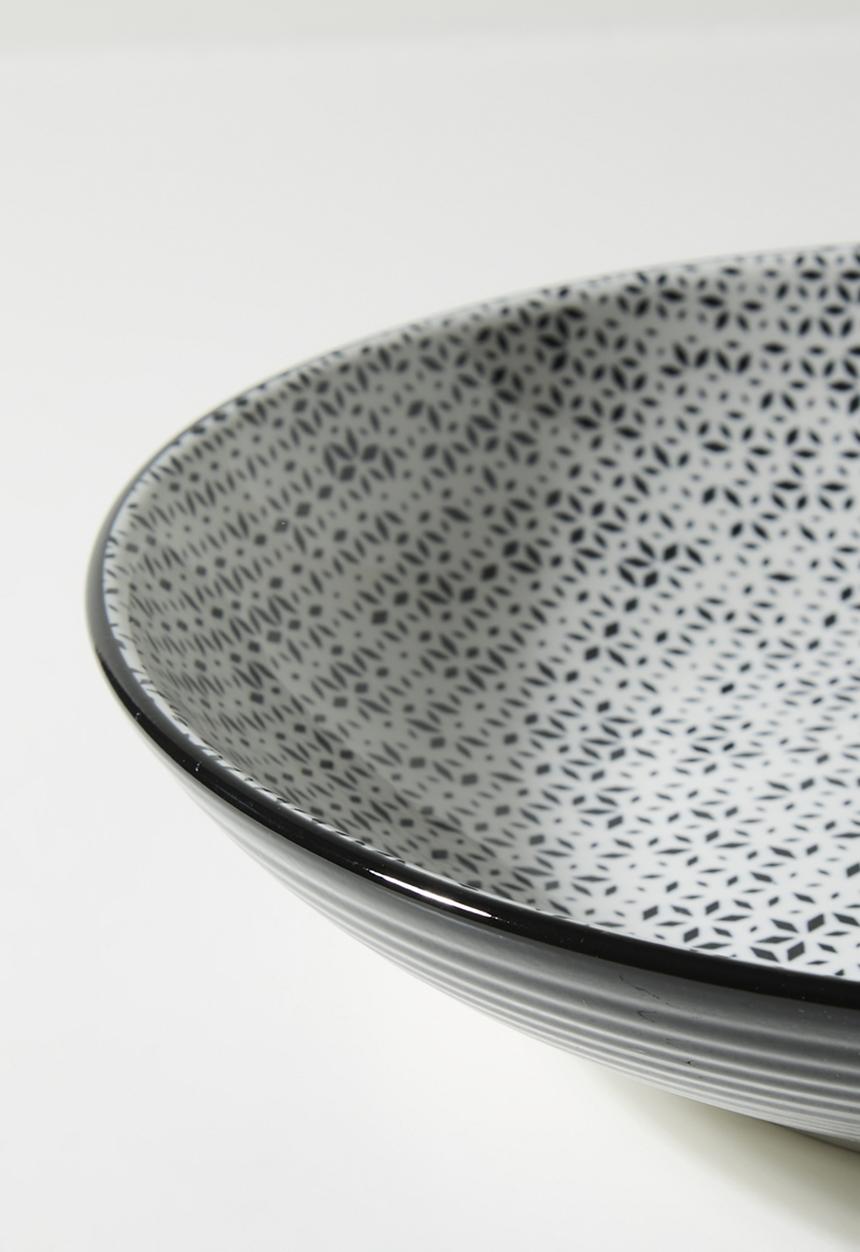 Excellent Houseware - Printed serving bowl - Multi