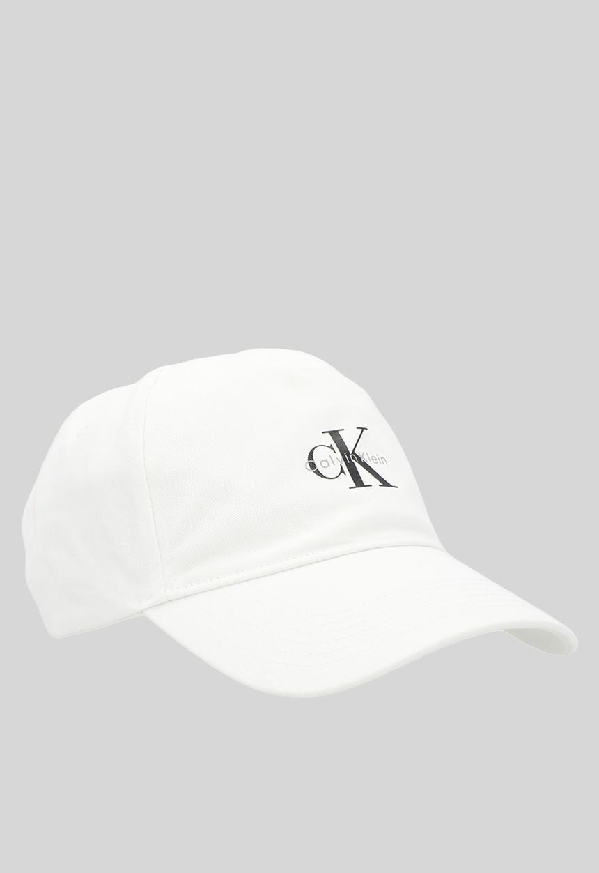 Calvin Klein - Monologo printed baseball cap - bright white