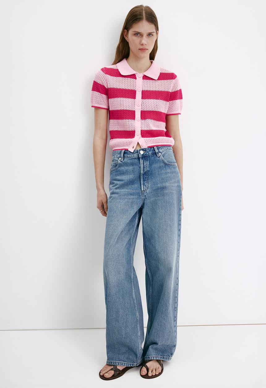 MANGO - Cardigan babilon - pink