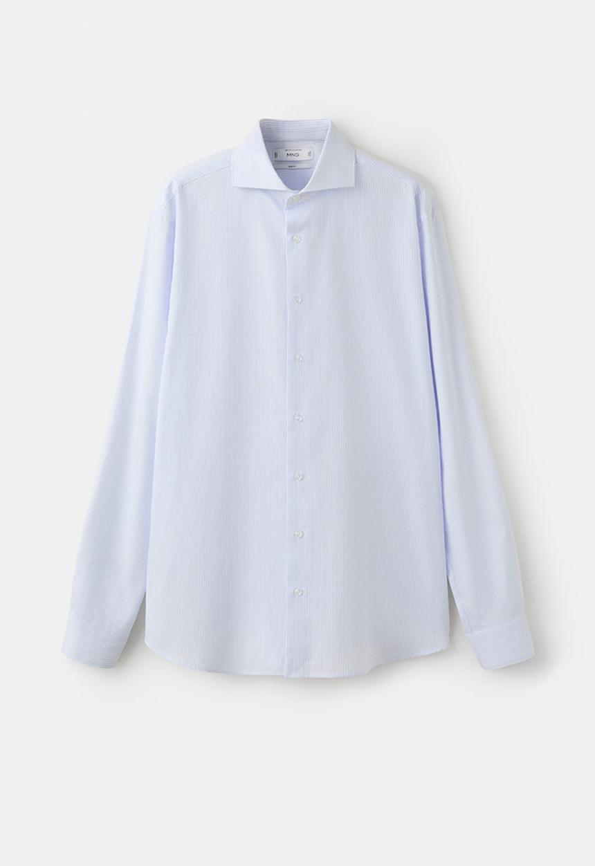 MANGO - Shirt Cadaques - Sky-Blue