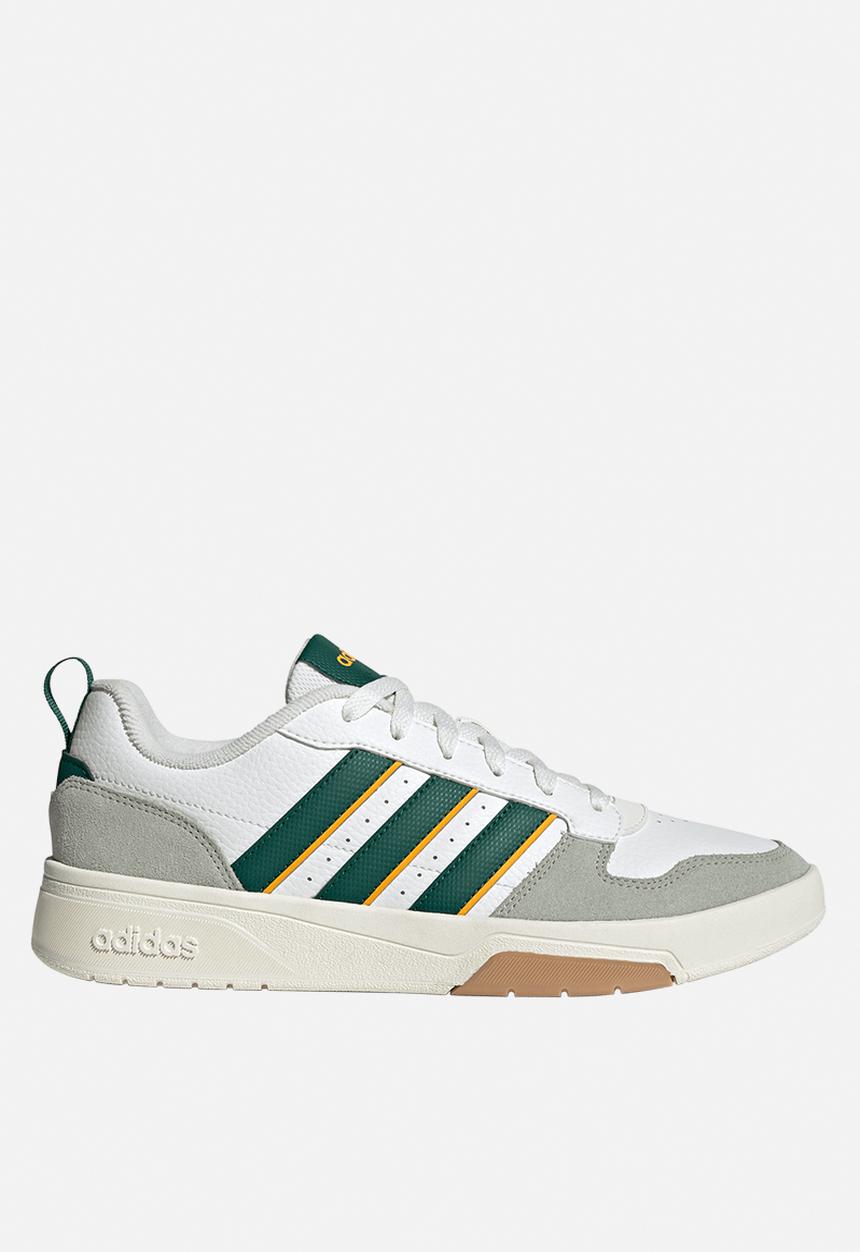 adidas Originals - Courtwave - core white/collegiate green/crew yellow