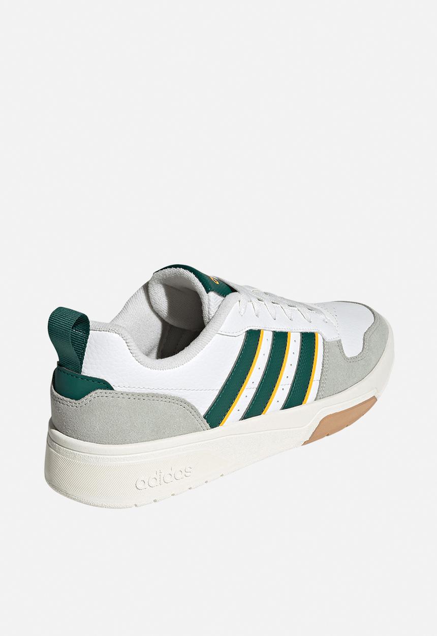 adidas Originals - Courtwave - core white/collegiate green/crew yellow