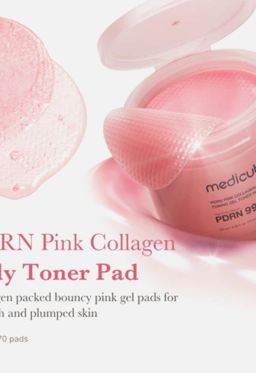 Medicube - PDRN Pink Collagen Toning Gel Toner Pad - 120ml (70 pcs)