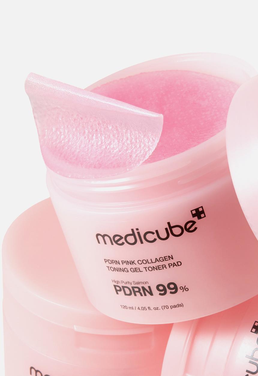 Medicube - PDRN Pink Collagen Toning Gel Toner Pad - 120ml (70 pcs)