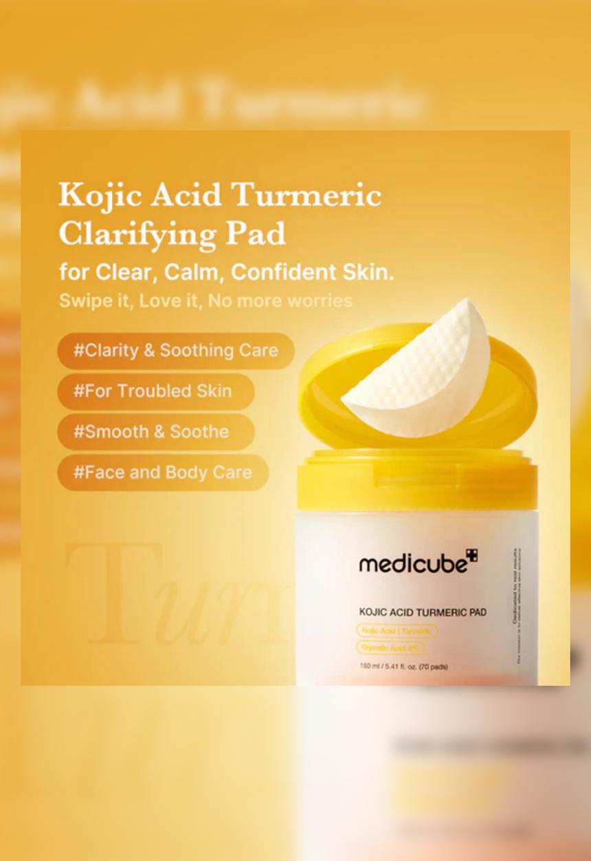 Medicube - Kojic Acid Turmeric Pad - 70pcs