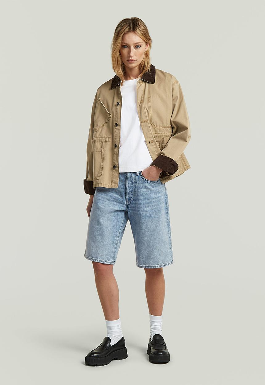 G-STAR - Bermuda short clean edge wmn - sun faded cloudburst