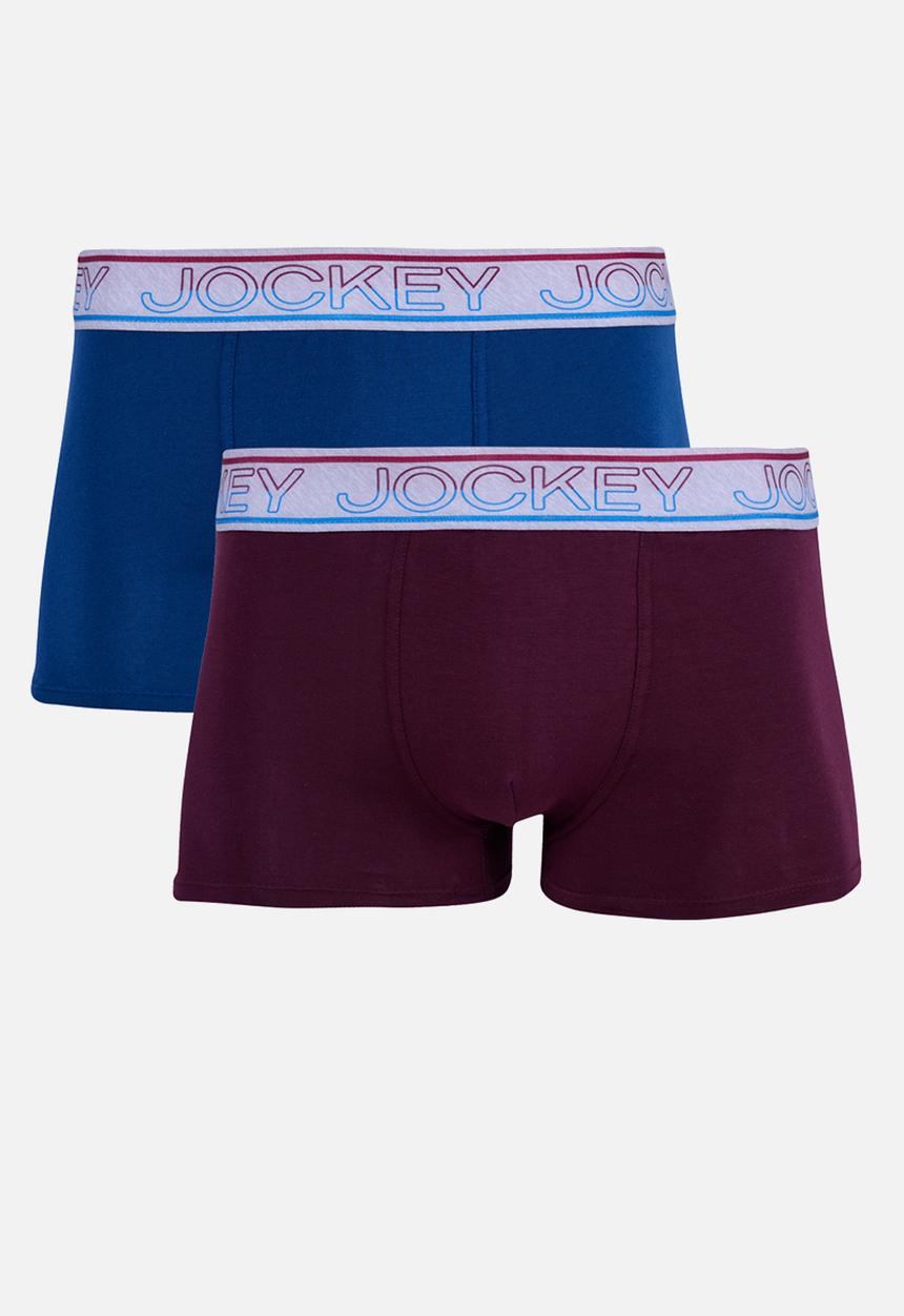 Jockey - 2 Pack gen pouch trunk - blue & purple