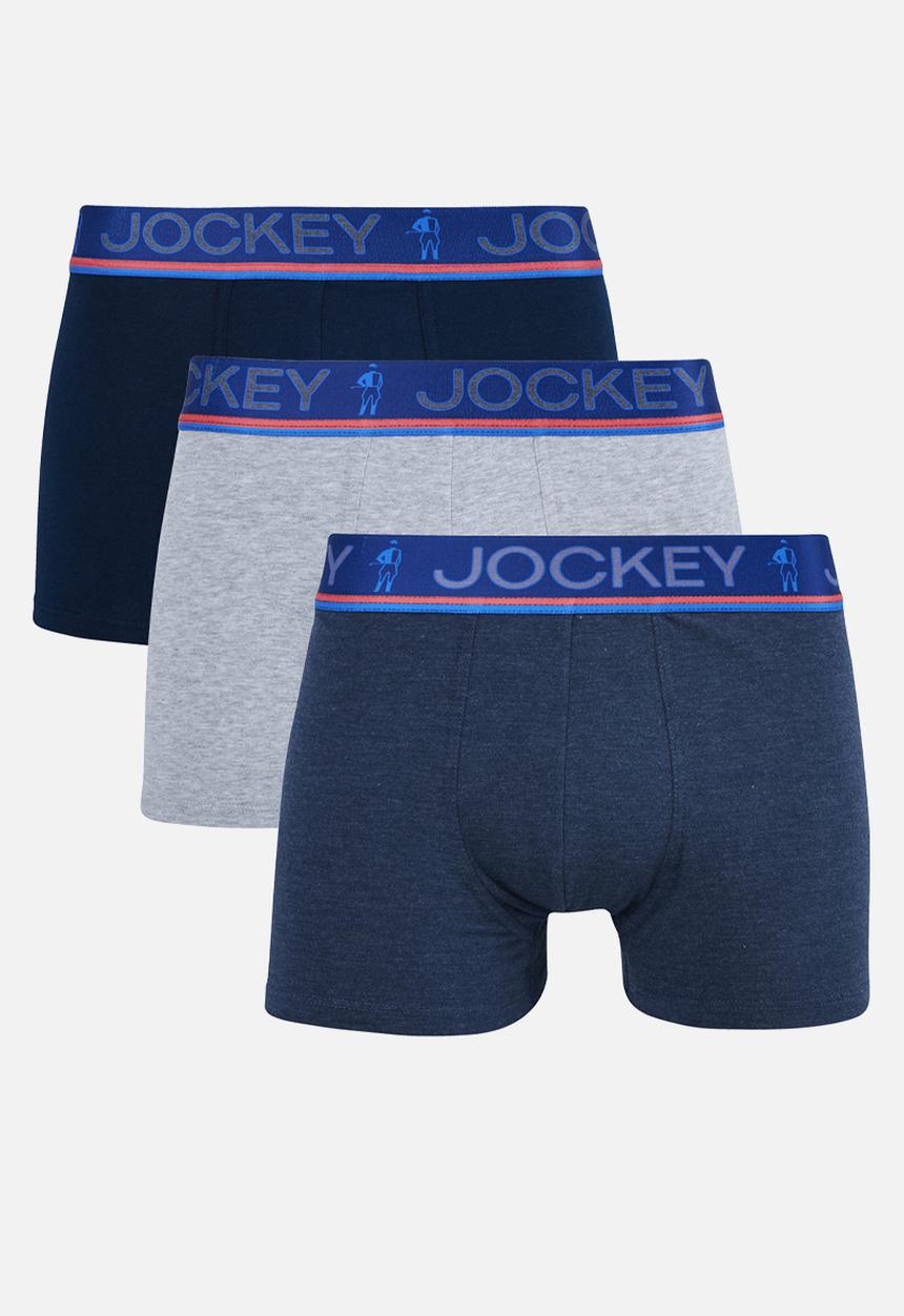 Jockey - 3 Pack Next Gen Digi Elastic Short Trunk - Multi