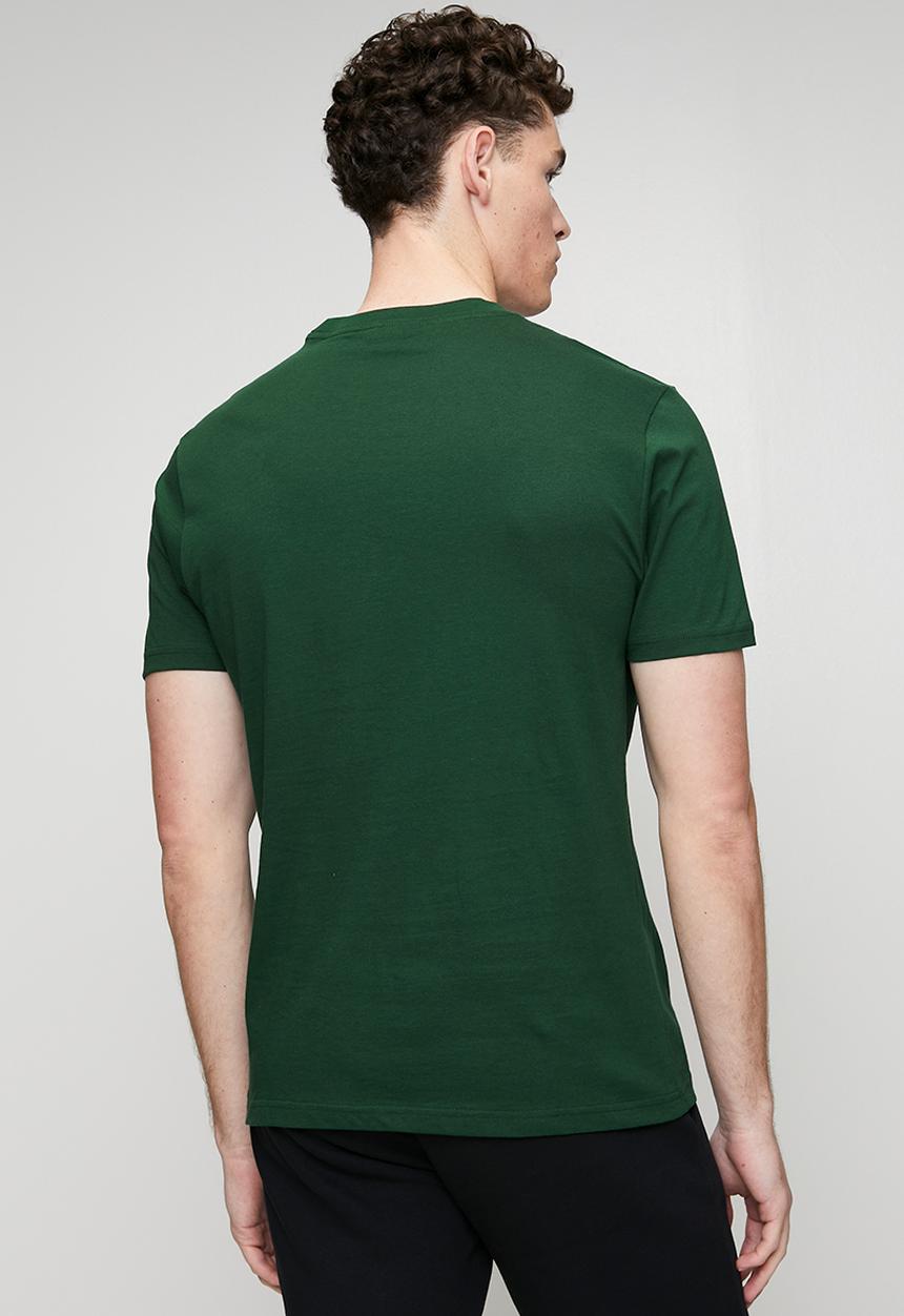 Ben Sherman - Essential Tar Print Crew T-shirt - College Green