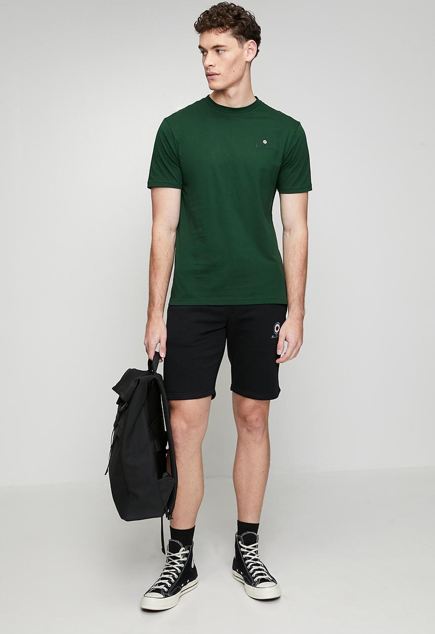 Ben Sherman - Essential Tar Print Crew T-shirt - College Green