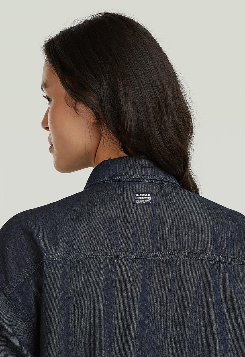 G-STAR - Tucked in relaxed shirt l\s wmn - rinsed