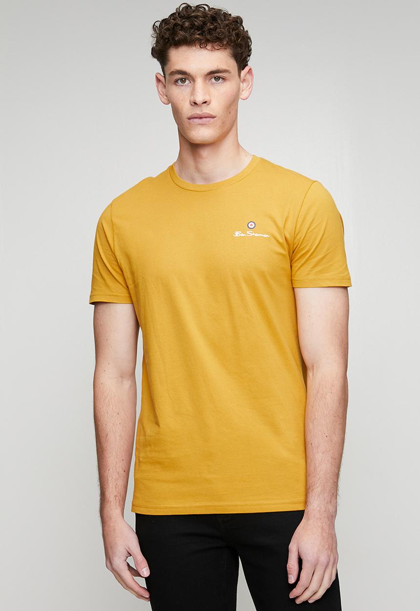 Ben Sherman - Essential Tar Print Crew T-shirt - Dijon
