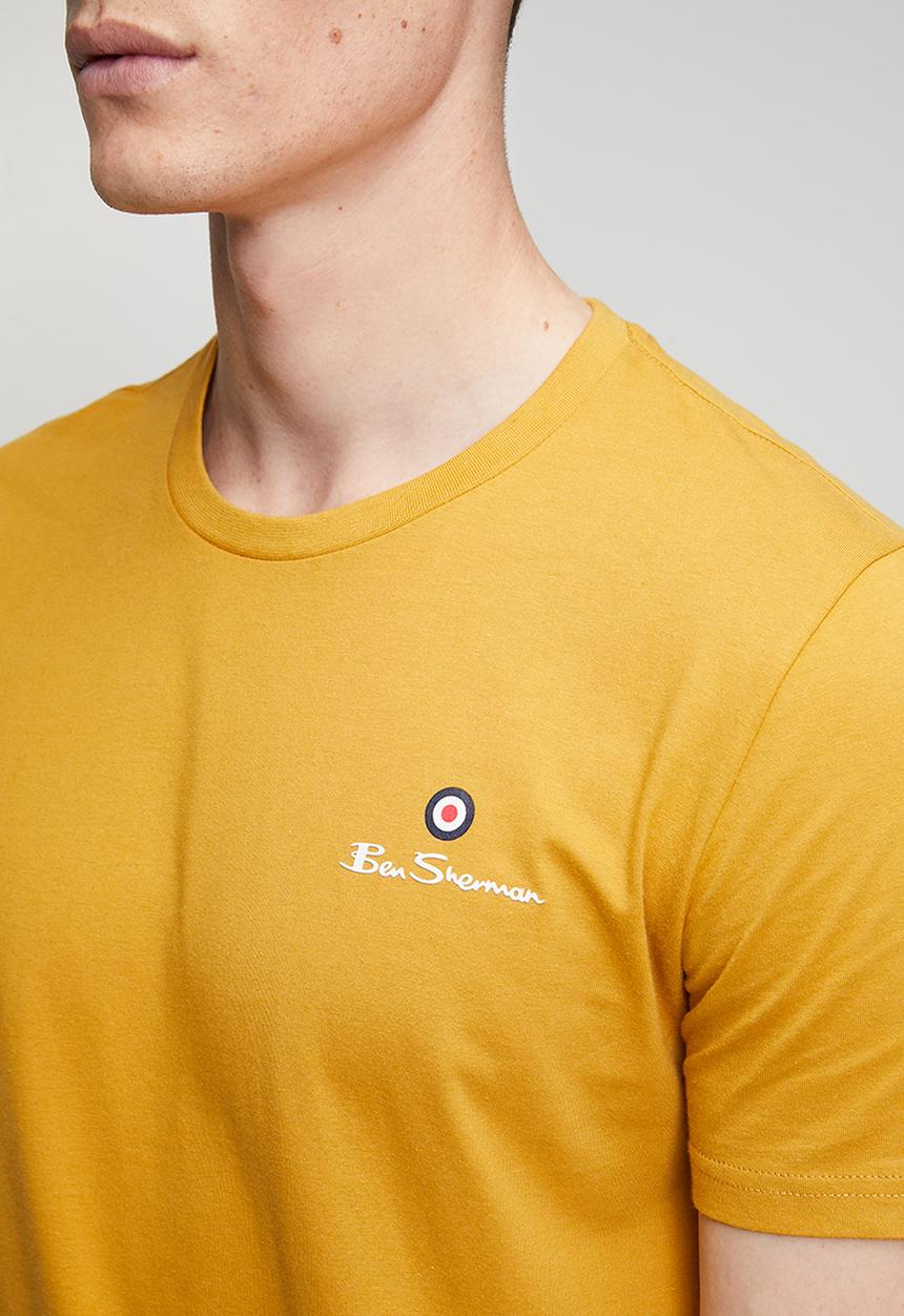 Ben Sherman - Essential Tar Print Crew T-shirt - Dijon