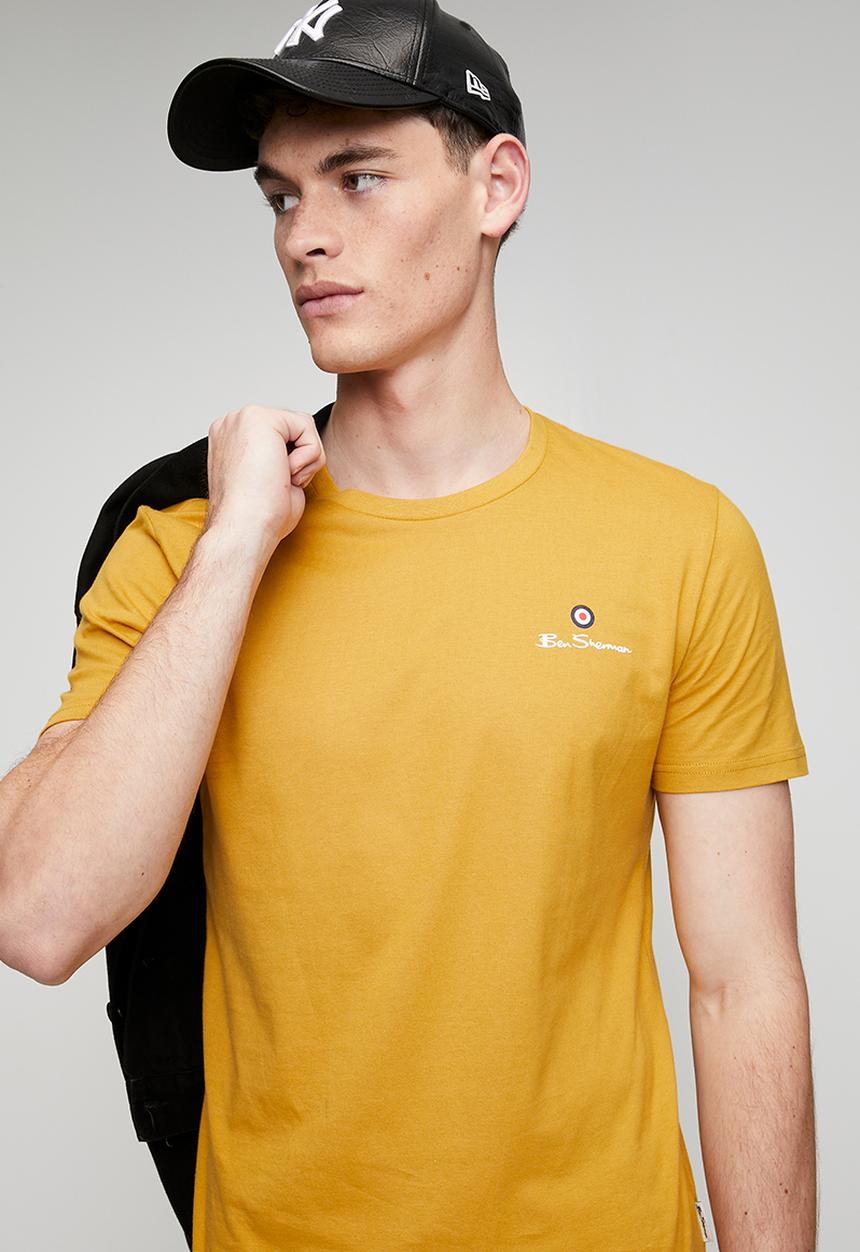 Ben Sherman - Essential Tar Print Crew T-shirt - Dijon