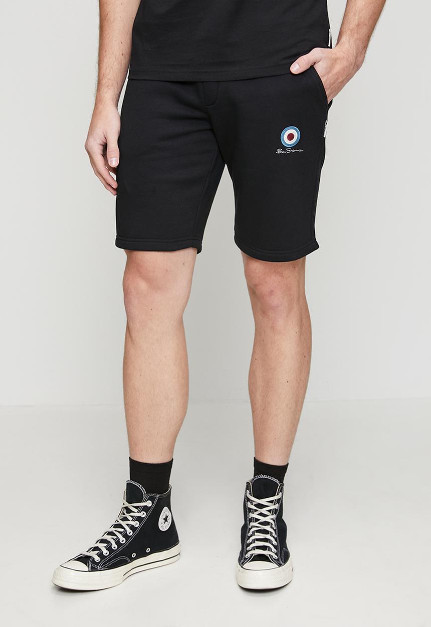 Ben Sherman - Target Fleece Jog Shorts - Black