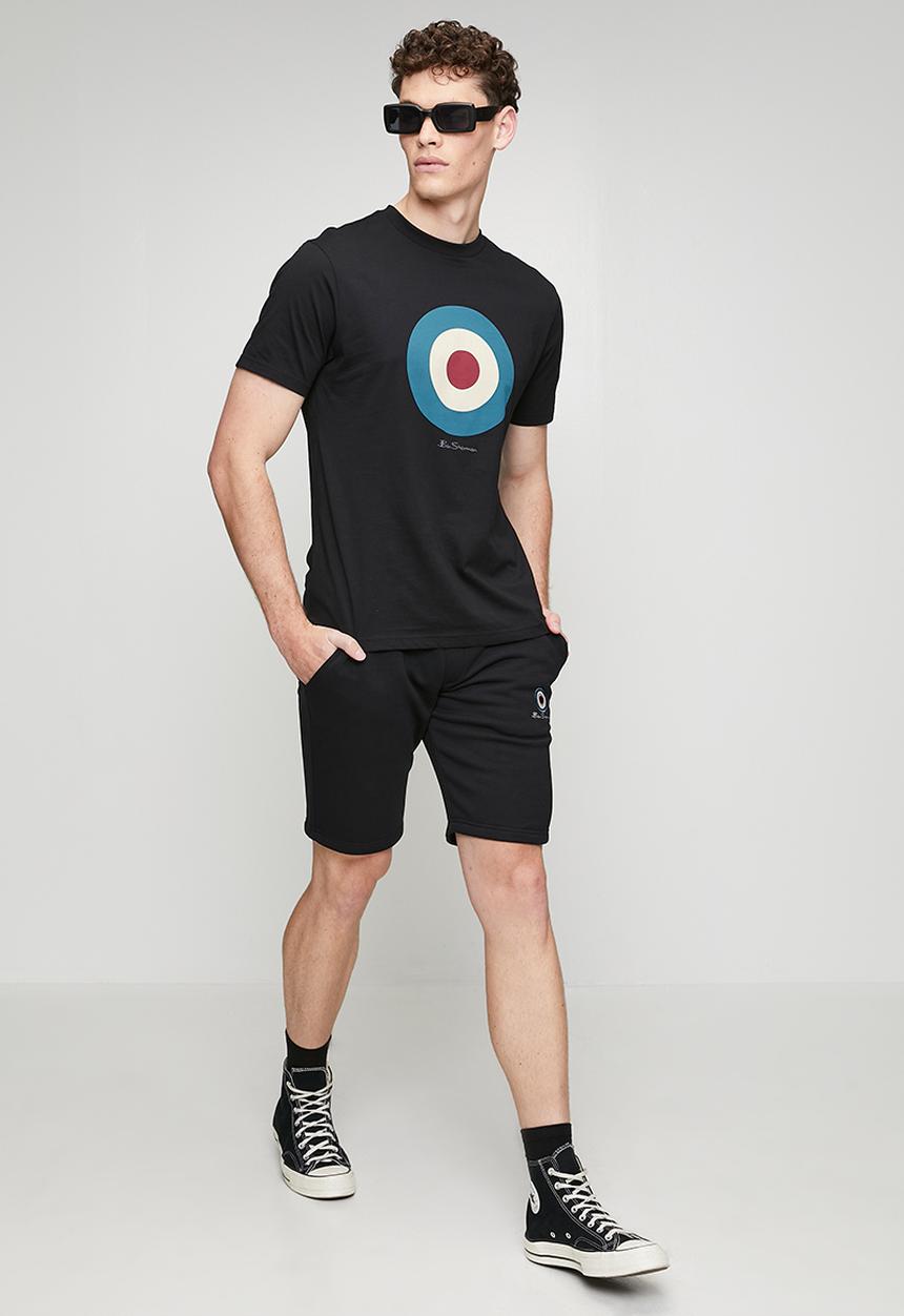 Ben Sherman - Target Fleece Jog Shorts - Black