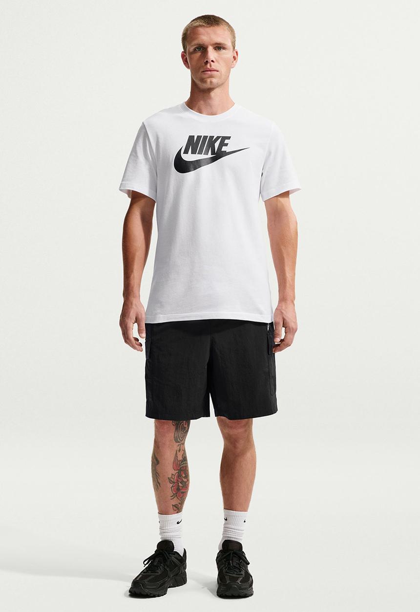 Nike - Nsw icon futura short sleeve tee - white/black