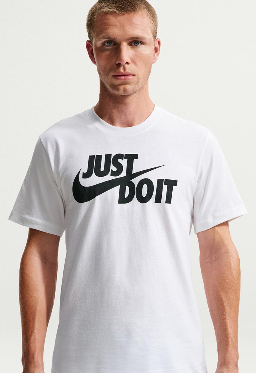 Nike - Nsw just do it swoosh tee - white/black