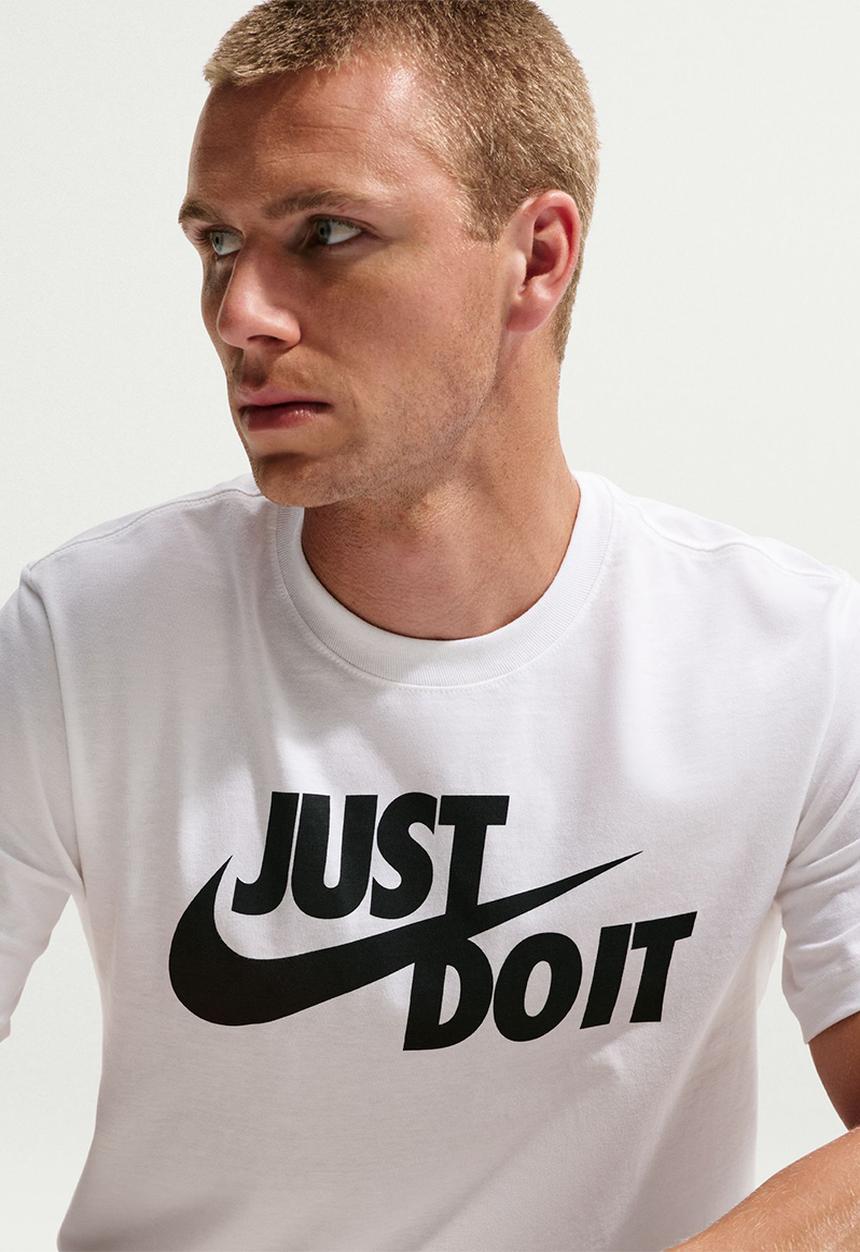 Nike - Nsw just do it swoosh tee - white/black