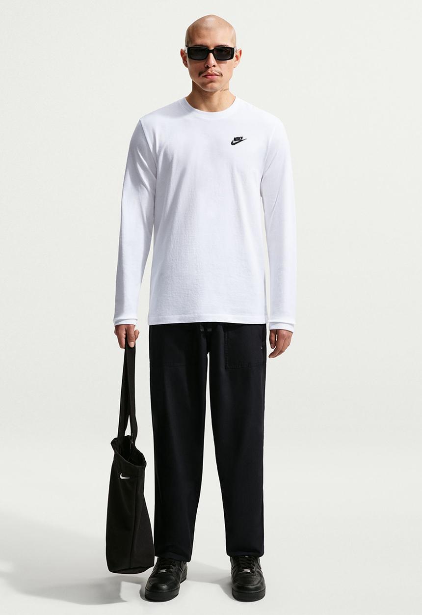 Nike - Nsw clb tee long sleeve - white 