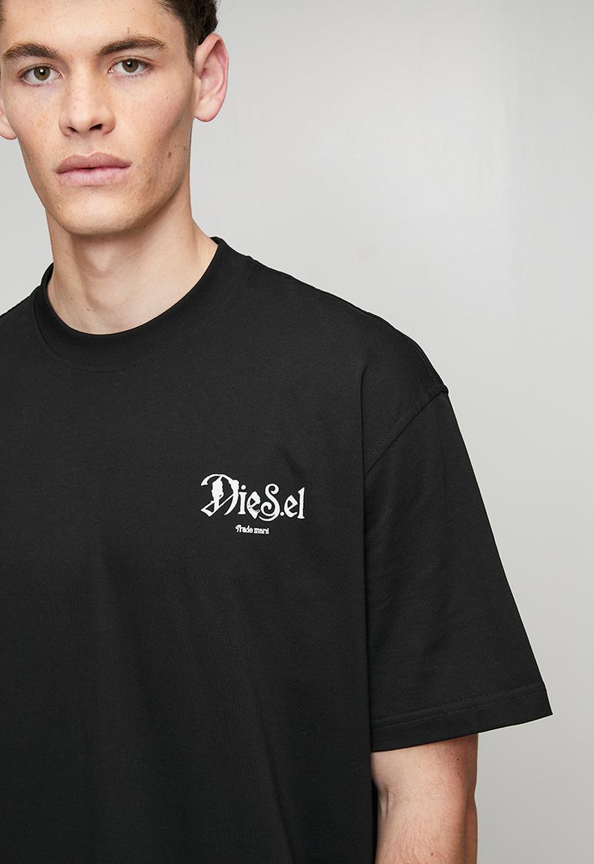 Diesel  - T-BOGGY-V13 T-SHIRT - Black