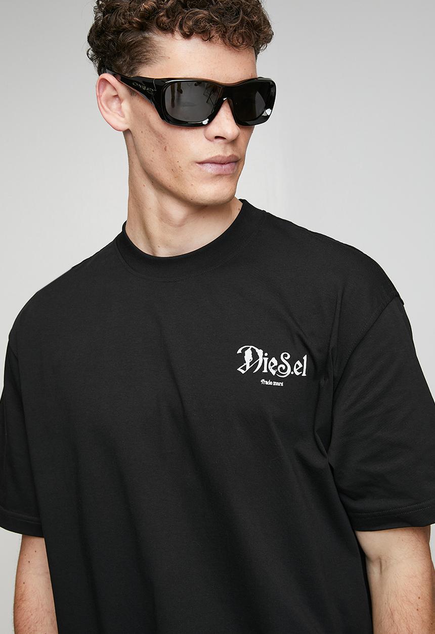 Diesel  - T-BOGGY-V13 T-SHIRT - Black
