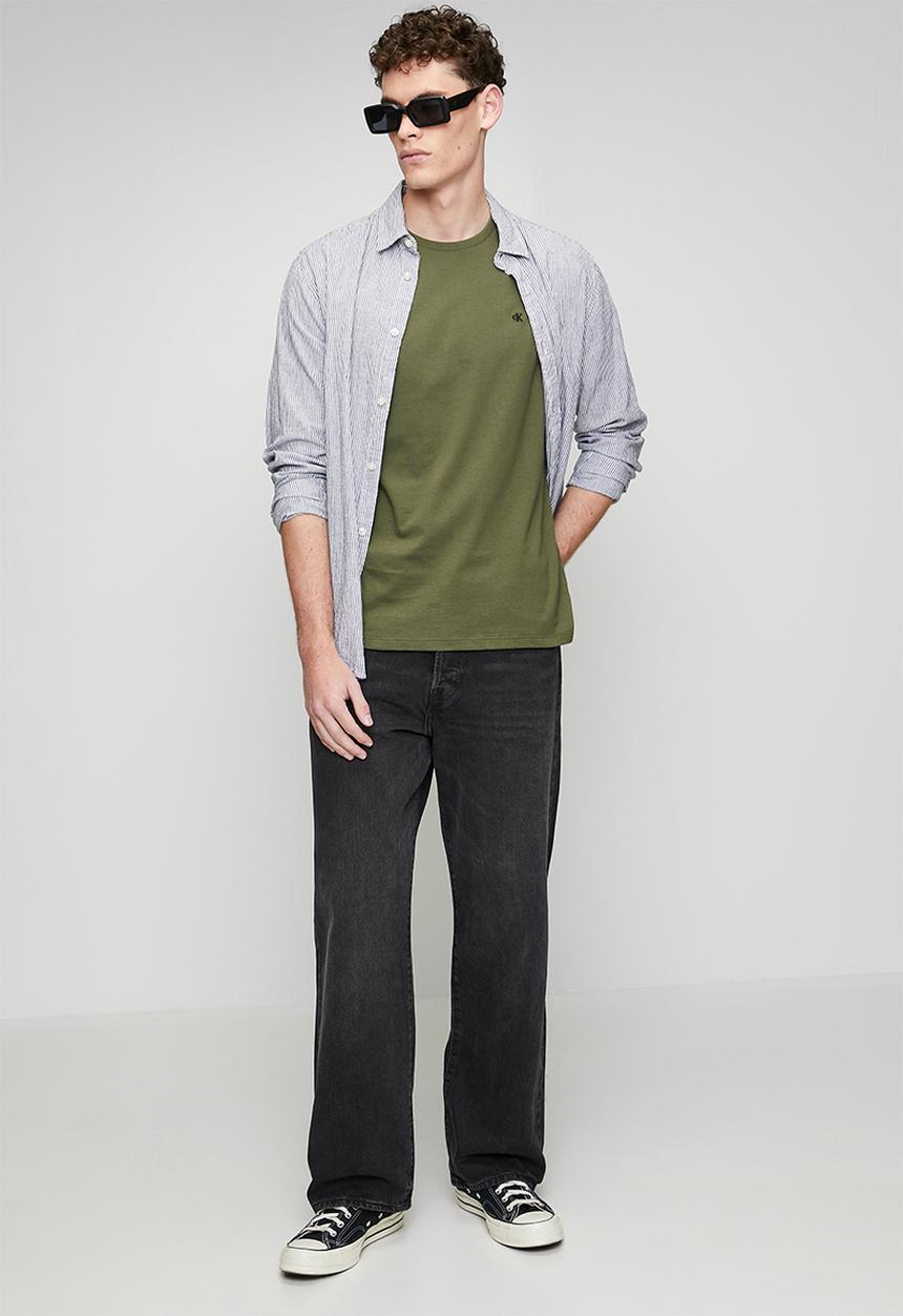 Calvin Klein - Ss Classic Monogram Tee - Fatigue