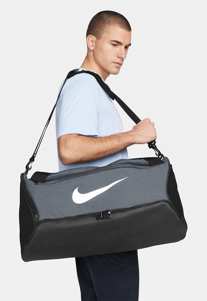Nike - Nike Brasilia 9.5 Training Duffel Bag 60L - Iron Grey/Black/White