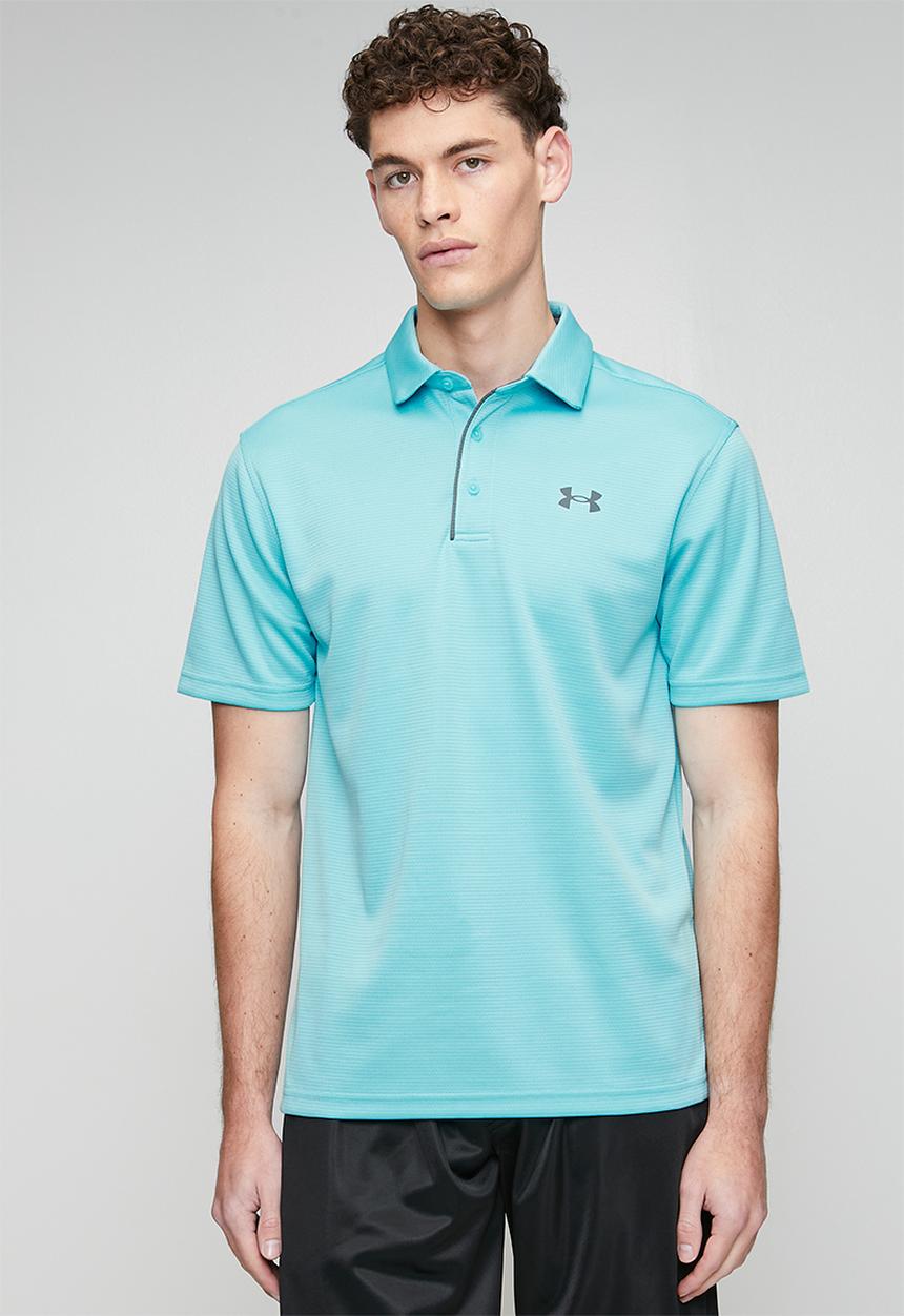 Under Armour - UA Tech Polo - Blue Haze /  / Pitch Gray