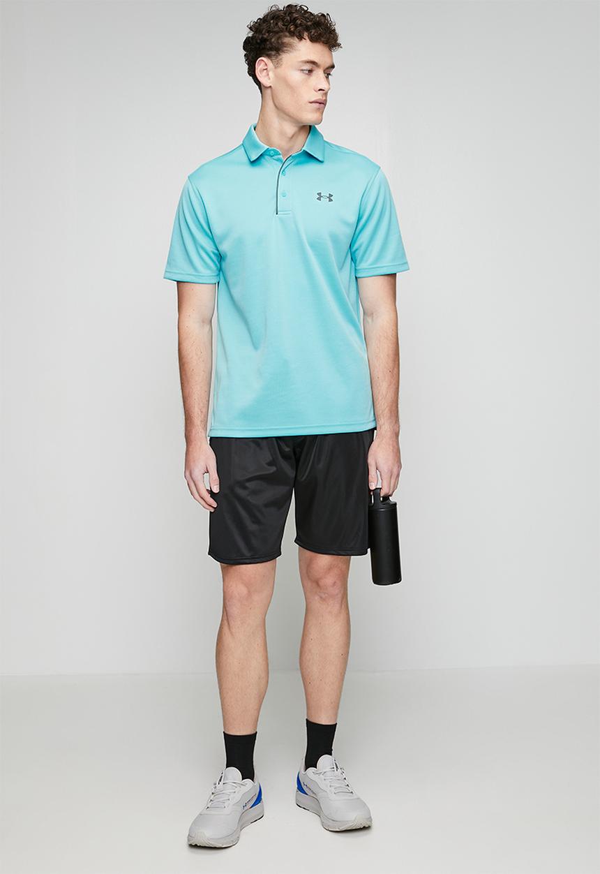 Under Armour - UA Tech Polo - Blue Haze /  / Pitch Gray