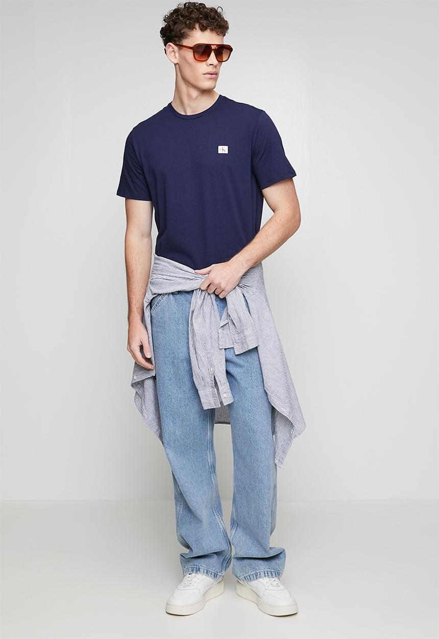 Calvin Klein - Ss Badge Tee 2 Pack - Maritime Navy/Bright White