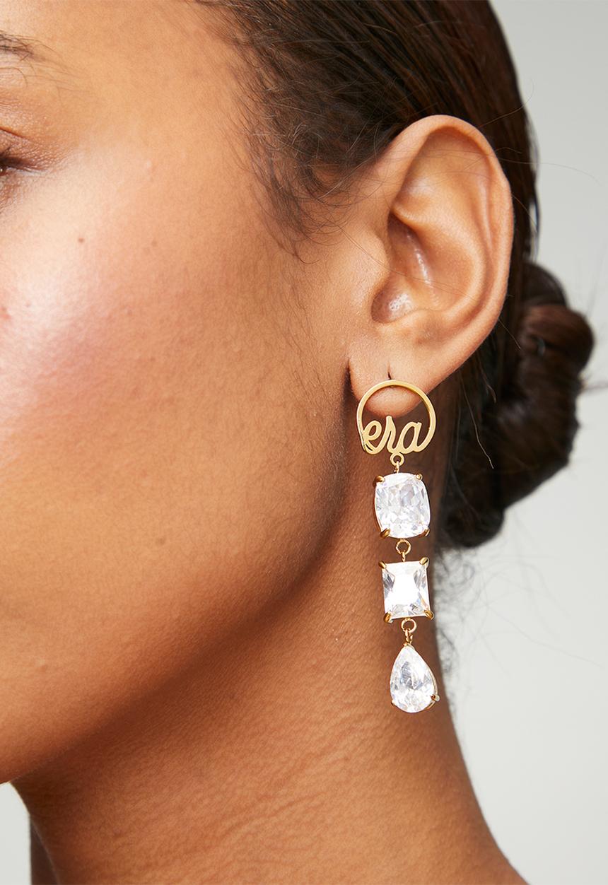 ERA by DJ Zinhle - ERA show stopper earrings  - Gold